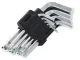 Hex Key Set Ball End 9 pcs, 1.5-10 mm