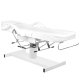 Hydraulic Beauty Bed A-210 with LED Magnifying Lamp S5, White