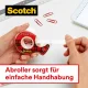 Scotch Crystal Adhesive Tape with Hand Dispenser 19 mm x 7.5 m, Transparent