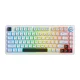ONIKUMA MT501 Wireless Gaming Keyboard, 75%, RGB, White