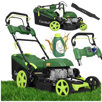 Self-Propelled Petrol Lawn Mower Gardlov DriveXPro 196cc 51cm