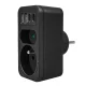 Socket Splitter Maclean MCE249 F/B 2x AC Outlets, 2x USB-A 18W, 2x USB-C PD 20W, Black