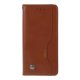 OnePlus 7 PU Leather Wallet Book Case Cover, Brown