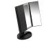 LED Lighted Makeup Mirror with 3x 5x 10x Magnification, Black