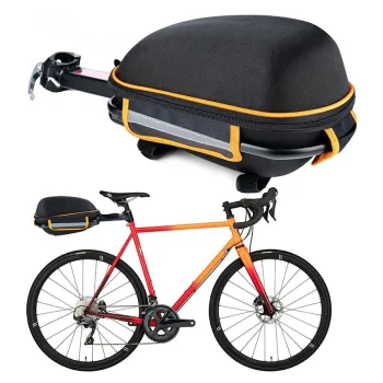 Bicycle Bag with Seatpost Rear Rack, 28x19x17 cm