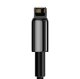 USB to Lightning Cable Baseus Tungsten Gold 2.4A 2m Black