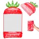 Inflatable Water Hammock / Pool Float Strawberry Design, 140x70 cm