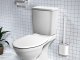 Silicone Toilet Brush with Holder, Flexible, for Bathroom