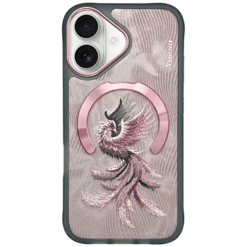 Nimmy Magnetic Fantasy Animal MagSafe Case for iPhone 16, Rose Gold