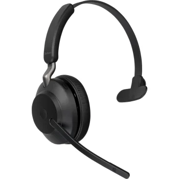 Jabra Evolve2 65 UC Mono Bluetooth Headset, USB-A, Black