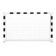 Neo-Sport Football Goal 300 x 160 x 90 cm, Black/White