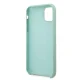 Guess Silicone Vintage Gold Logo Case for iPhone 11 Pro, Green
