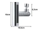 Faucet Aerator Extension with 360° Rotation and 4 Modes, Silver