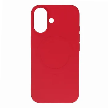 Hurtel Liquid Silicone MagSafe Case for Samsung Galaxy A56 5G Red