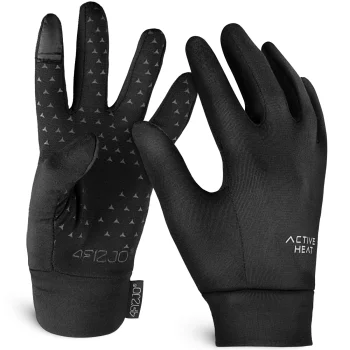 4FIZJO Thermal Touchscreen Gloves Size S/M, Black