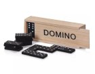 Family Board Game Dominoes (Wooden Dice) + Box, black