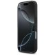 Mercedes iPhone 17 Pro Case Plain Smooth Leather MagSafe, Black