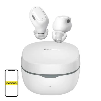 Baseus Bowie WM01 TWS Wireless Earphones, White