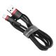 Baseus Cafule USB to Apple iPhone Lightning Data Charging Cable 2.4A, 0,5M, Red / Black