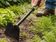 Small Hand Garden Hoe DIVO for Weeding and Cultivating, black-green