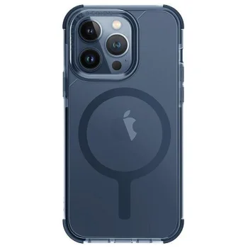 Uniq Combat Magclick Charging Case for iPhone 15 Pro, Blue