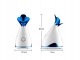 Ionic Facial Inhaler Sauna Spa Skin Moisturizing Steamer Pores Cleaning Machine Blackhead Removal, Blue