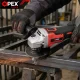 OPEX TOOLS OPX28010 Cordless Angle Grinder, 125mm, 21V, 2x 3.0Ah Batteries