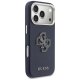 Guess FW Resin Logo Phone Case Cover iPhone 17 Pro - Blue