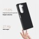 Samsung Galaxy Z Fold 5 ( SM-F946B/DS ) ABEEL Carbon Fiber Texture Cover Case, Black
