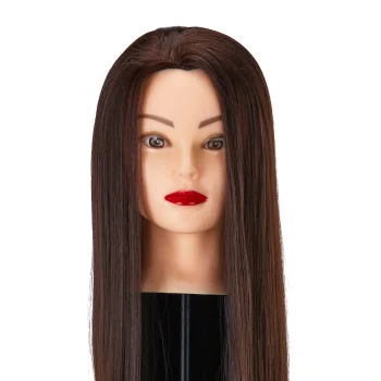 Gabbiano WZ2 Hairdressing Training Head, Synthetic Hair, 55 cm, Color 4H