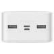 Baseus Bipow power bank with display 30000mAh 15W white (Overseas Edition) + USB-A - Micro USB cable 0.25m white...