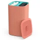 Joseph Joseph Tota Pop 60L Laundry Separation Basket with Lid, Coral