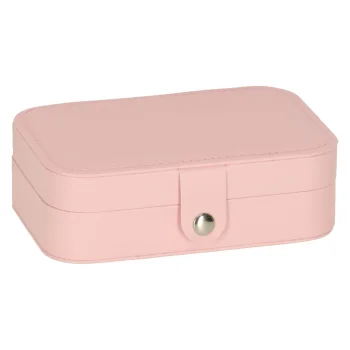 Compact Jewelry Box / Organizer, Pink