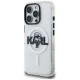 Karl Lagerfeld IML Karl Sketch Logo MagSafe Case for iPhone 16 Pro Max, Clear