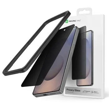 AmazingThing TITAN Vision 7 Matte Privacy Tempered Glass for Samsung S26 Ultra