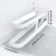 Egg Storage Dispenser Container, White
