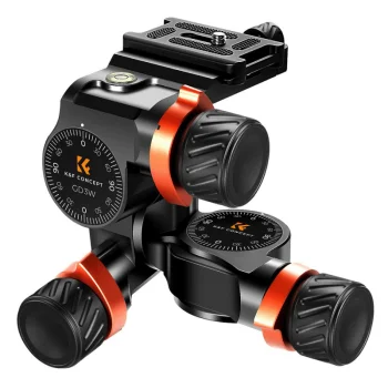 3D krumpliaratinė trikojo galvutė K&F Concept GD3W, Arca-Swiss, iki 6 kg