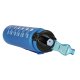 Motivational Water Bottle with Time Marker Reminder Tracker Leak-proof BPA Free, 1L, Blue