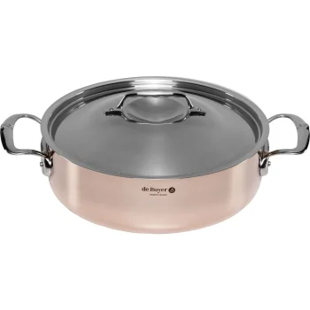 Low saucepot with lid De Buyer Prima Matera 28 cm, 4.9 L, induction