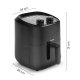 Air Fryer Huslog 1400W, 3.5L Oil-Free Cooker for Healthy & Crispy Meals