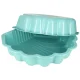 2-in-1 Shell Sandpit and Pool Twins, 160x87.5x19.5 cm, mint