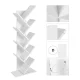 Modern Tree Bookshelf Display Storage Rack, White