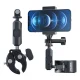 TELESIN Universal Handlebar Tube Clamp Mount for Action Cameras