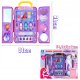 Girls Cosmetic Set Kids Makeup Kit in a Trunk