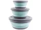 Collapsible Silicone Food Containers with Lids, 3 pcs
