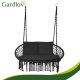 Двухместная подушка для садовых качелей Gardlov, черная