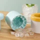 Silicone Ice Cube Maker with Lid DA221, Blue