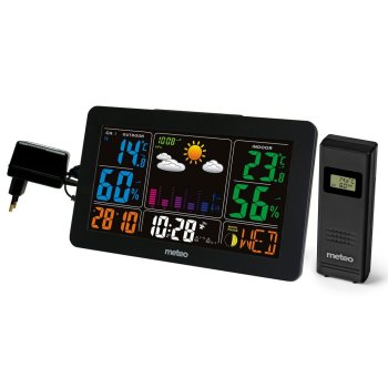 METEO SP91 Weather Station with Wireless Outdoor Sensor and Barometer