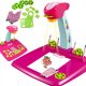 Kids Drawing Learning Projector Desk with Accessories Trace and Draw Projector Toy, Pink