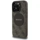 Guess iPhone 16 Pro Max Case 4G Circle Classic Logo MagSafe, Brown